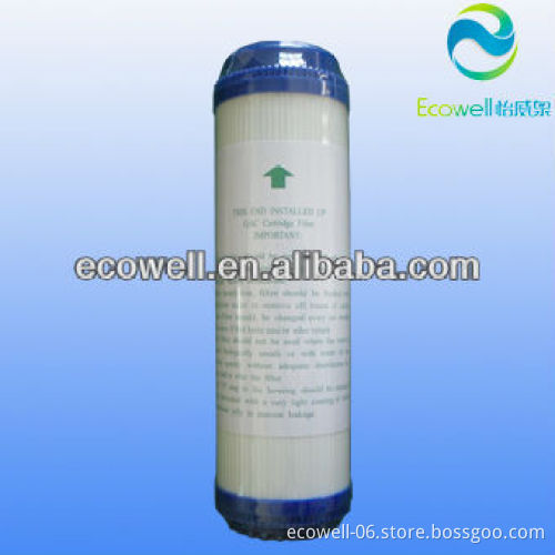 granular activated carbon GAC water filter cartridge